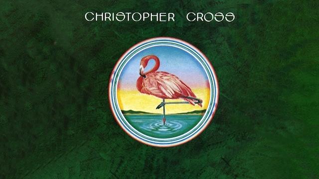 The iconic album cover of Christopher Cross's self-titled debut album, featuring the single "Sailing." The serene flamingo artwork reflects the peaceful and dream-like quality of his music.